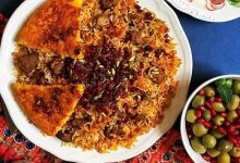 طرز تهیه شاه پلو مخلوط مخصوص عاشقان ته دیگ+تصویر