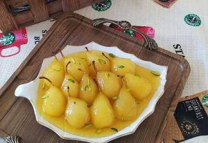 طرز تهیه خوشمزه ترین کمپوت گلابی درخانه+تصویر