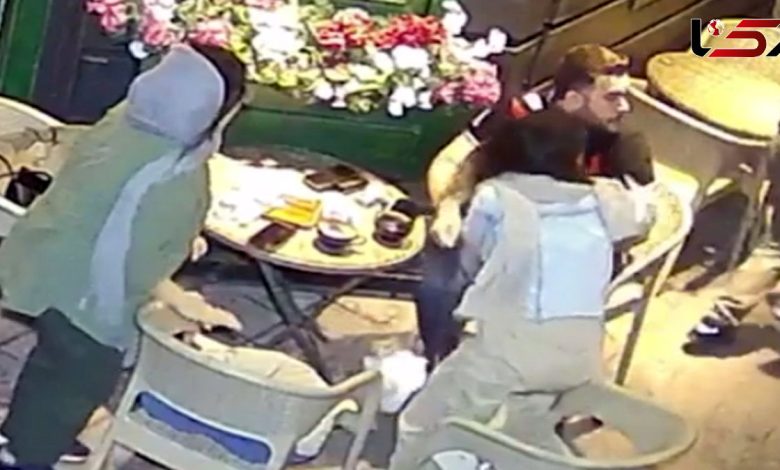 ببینید / لحظه سرقت گردنبد مرد جوان در سعادت آباد تهران