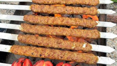 خلاقیت خنده دار یک ایرانی برای به سیخ کشیدن کباب حماسه آفرید + عکس