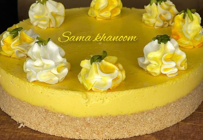 طرز تهیه چیزکیک زعفرانی یک دسر خوشمزه سنتی و خوشمزه
