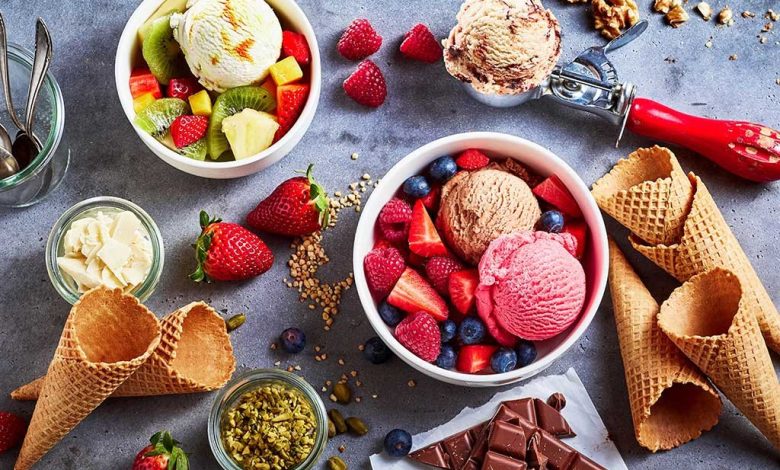 کاسه بستنی شیک و خوش طعم برای روز های آتشین تابستان+فیلم