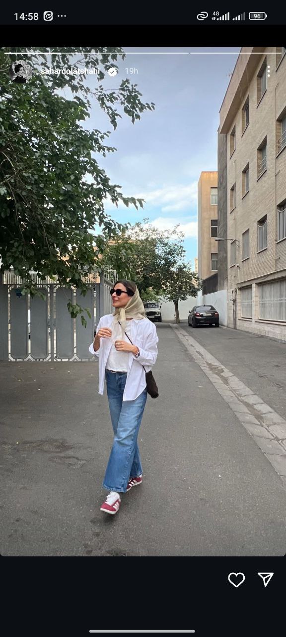 عکس کمتر دیده شده از استایل جذاب بهاری سحر دولتشاهی در اینستاگرام وایرال شد