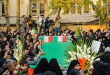 تصاویر تکان دهنده پیکر شهدای والامقام روز گذشته در معراج شهدا