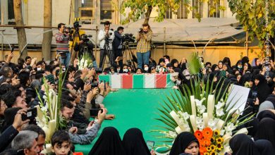 تصاویر تکان دهنده پیکر شهدای والامقام روز گذشته در معراج شهدا