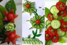 ترفند کار بردی برای برش زدن خیار های سالاد+ فیلم
