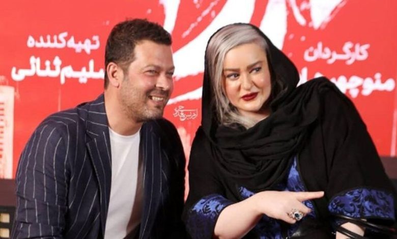 عکس دستهجعمی پژمان بازغی در کنار نعمیه نظام دوست و الناز ملک در کیش