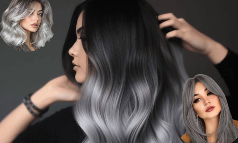 فرمول رنگ موی بلوند خاکستری تیره و روشن+ ترکیب رنگهای بدون دکلره