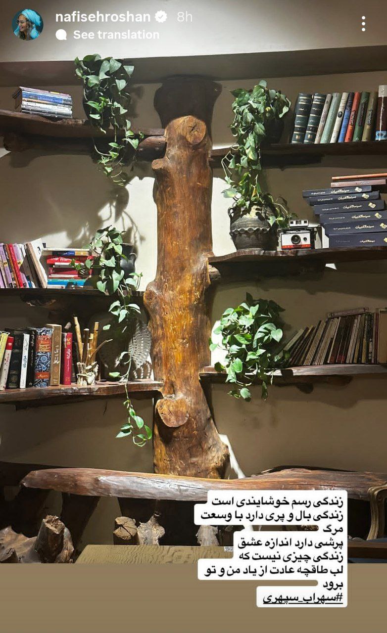 نفیسه روشن از رسم زمانه گله کرد+عکس